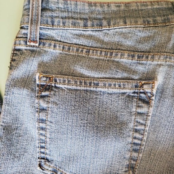 Levi Strauss Signature - Stretch Mid Rise Straight Leg - Bootcut -Misses 10 Long - Picture 10 of 10